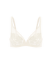 Full cup plunge bra - Natural
