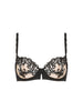 Half cup bra - Black Tattoo