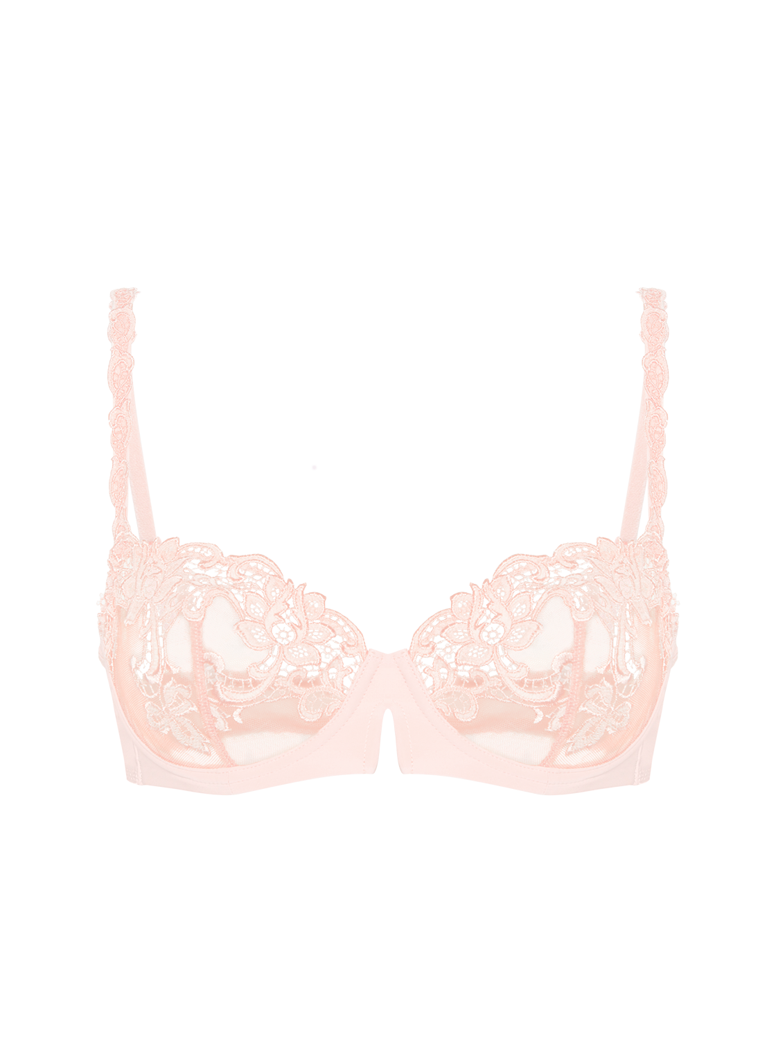 Half cup bra - Pink Nude