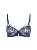 Half cup bra - Sapphire