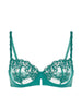 Half cup bra - Garden Green