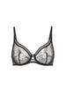 Full cup plunge bra - Black