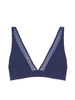 Structured wireless bra - Midnight