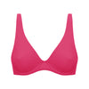 Full cup plunge bra - Fuschia