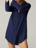Long sleeved nightdress - Night Blue