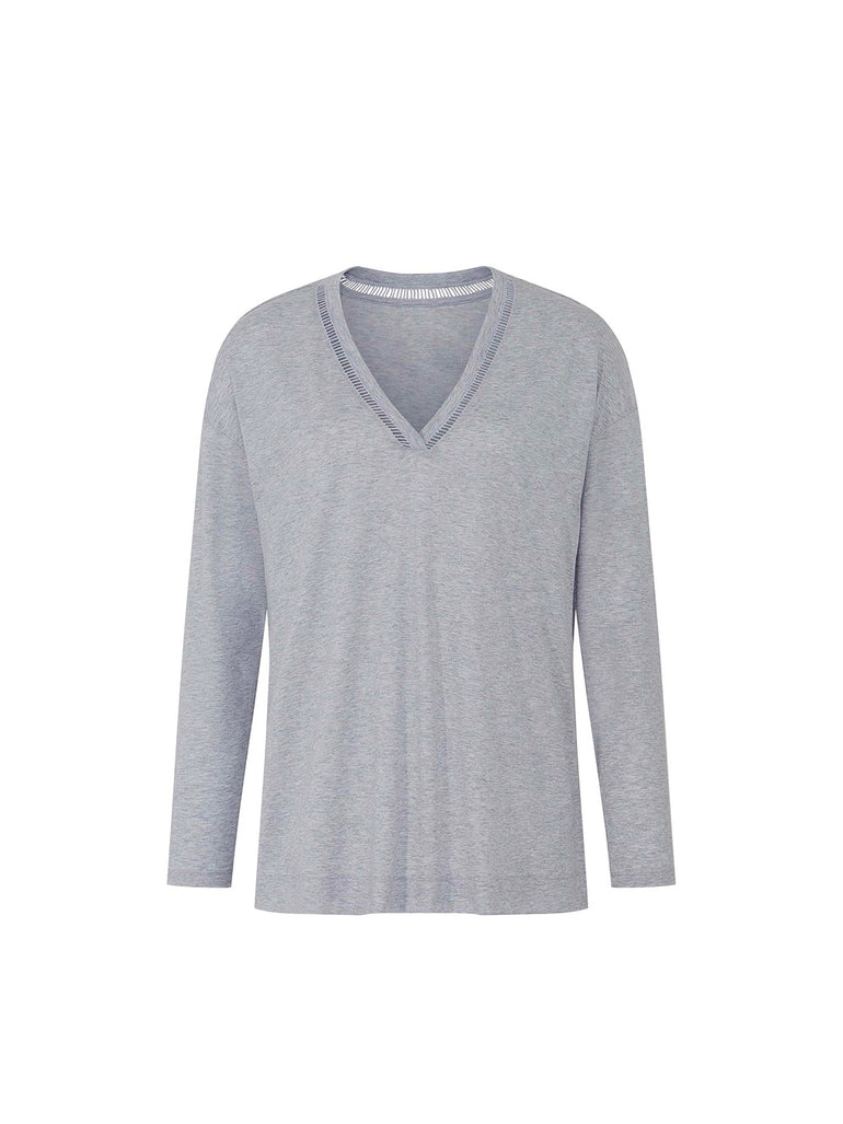 Brume Short Sleeve Top - Mineral Grey