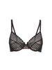 Moulded underwired bra - Black