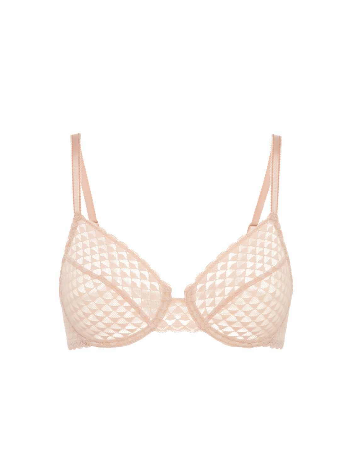 Moulded underwired bra - Peau rosée