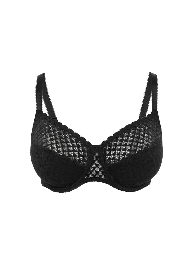 Full cup support bra - Black