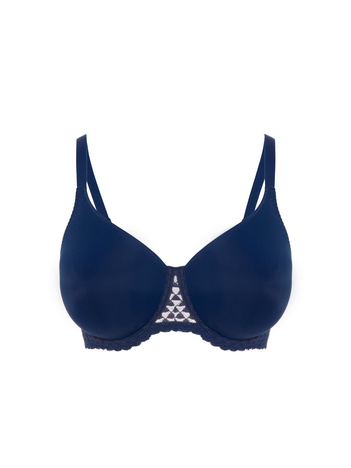 Moulded rigid underwired bra - Midnight