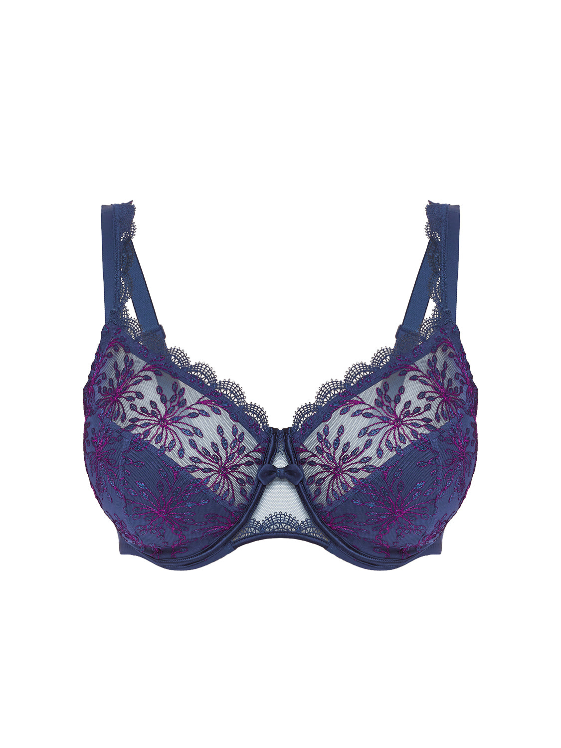 Full cup support bra - Midnight