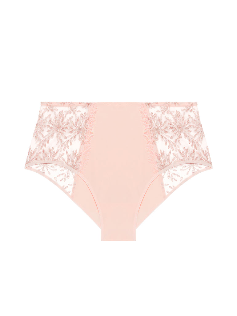 High-waist brief - Petal Powder