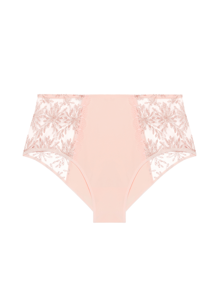 High-waist brief - Petal Powder