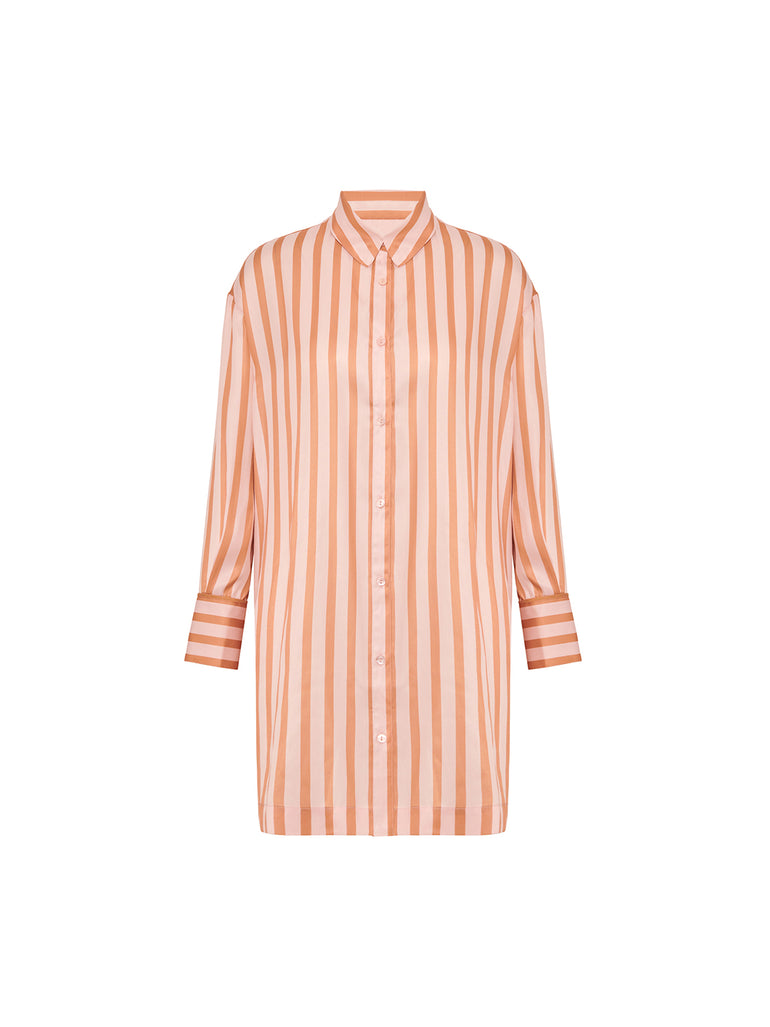 Caprice Night Shirt - Peach Nights