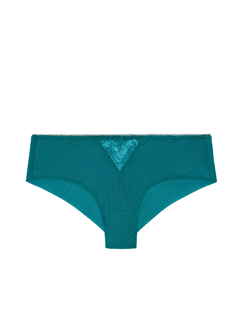 Opaline Boyshort - Emerald Green