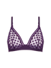 Soft cup triangle bra - Euphoria Purple