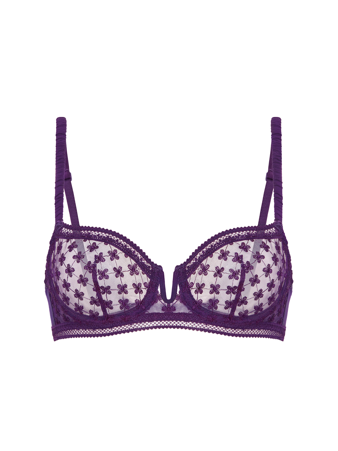 Half cup bra - Euphoria Purple