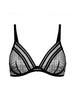 Iris Underwire Plunge - Black