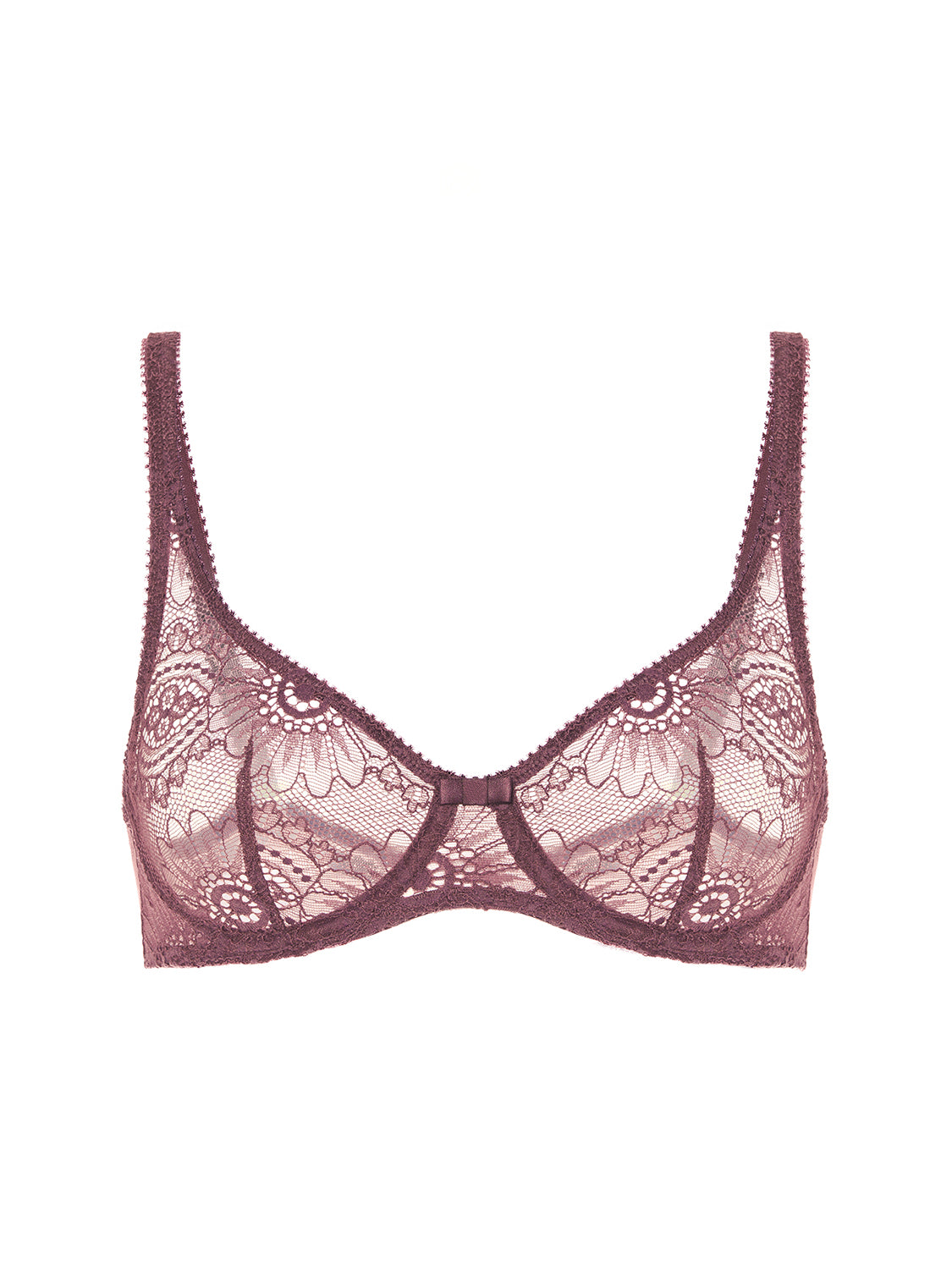 Underwired bra with curved neckline - Byzantine– Simone Pérèle UK