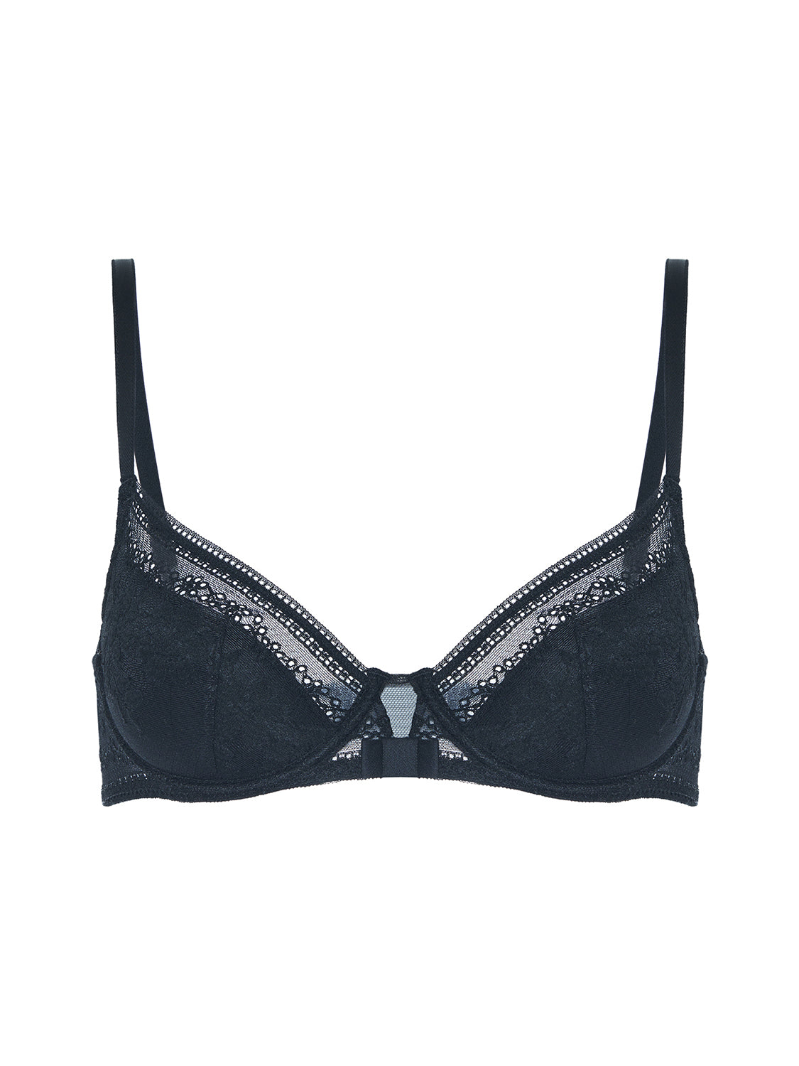 Soft cup triangle bra - Black – Simone Pérèle UK