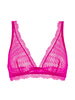 Soft cup triangle bra - Hibiscus Pink