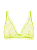 Soft cup triangle bra - Lime