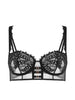 Half cup bra - Black