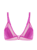Soft cup triangle bra - Energy Pink