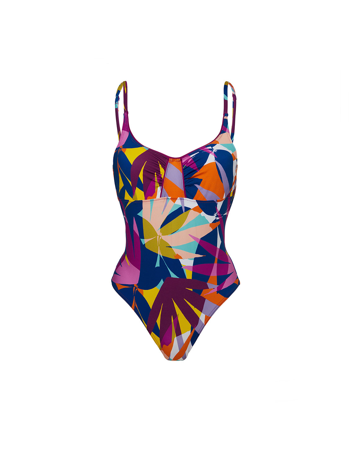 Underwired one-piece swimsuit - Palm Garden