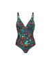 Underwired one-piece swimsuit - Lagoon Green