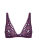 Soft cup triangle bra - Euphoria Purple