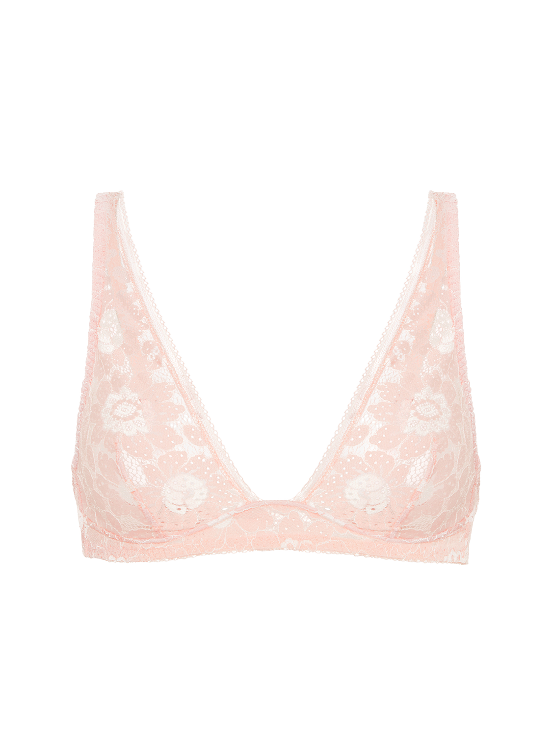 Soft cup triangle bra - Ballet Pink