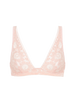 Soft cup triangle bra - Ballet Pink