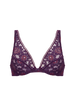 Underwired triangle bra - Euphoria Purple