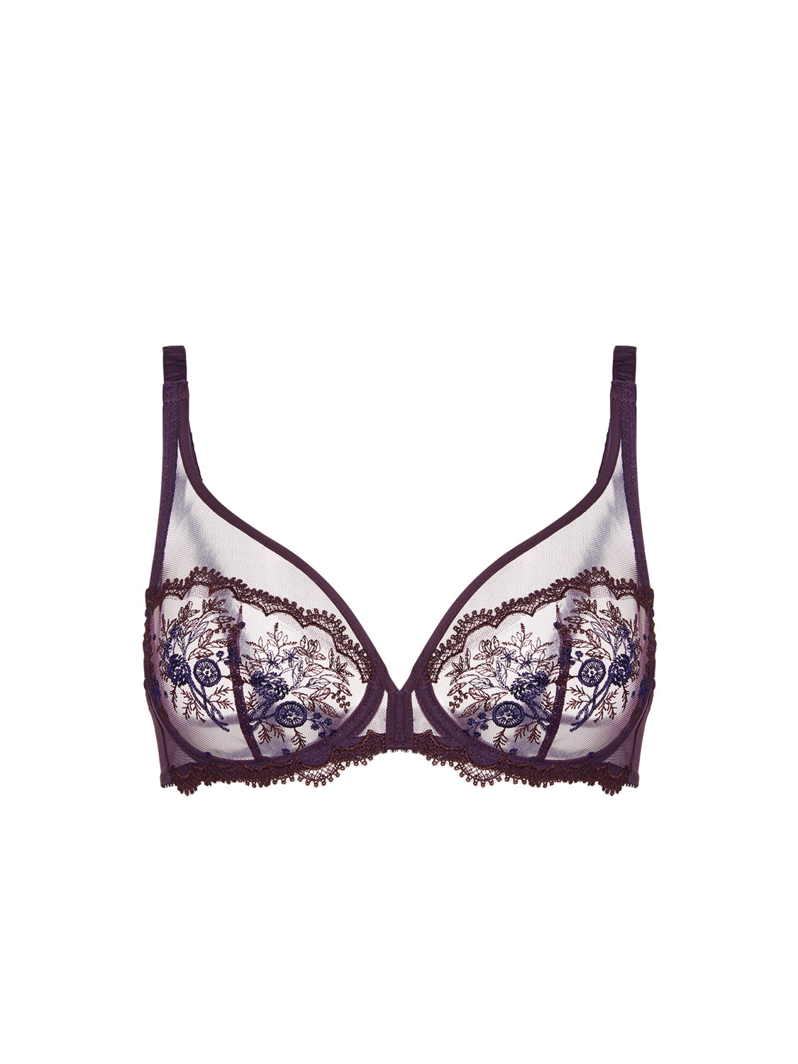Plunging underwired bra - Fig