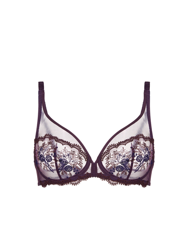 Plunging underwired bra - Fig