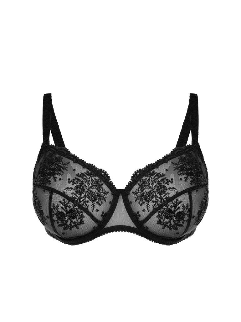 Full cup support bra - Black