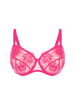 Full cup support bra - Disco pink