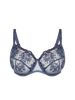 Full cup support bra - Cinder Blue