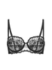 Half cup bra - Black