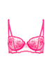 Half cup bra - Disco pink