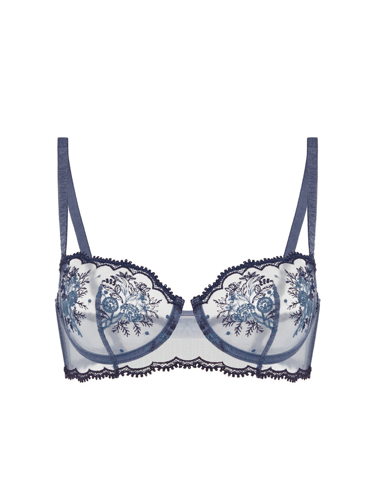 Half cup bra - Cinder Blue