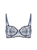 Half cup bra - Cinder Blue