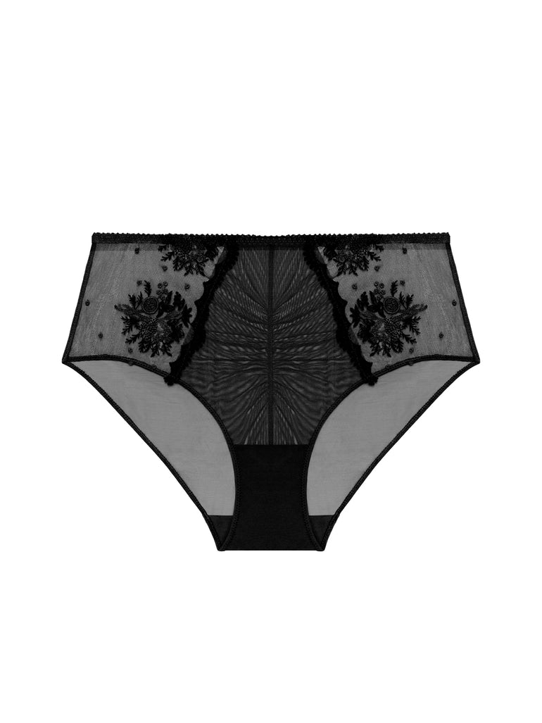 High-waist brief - Black