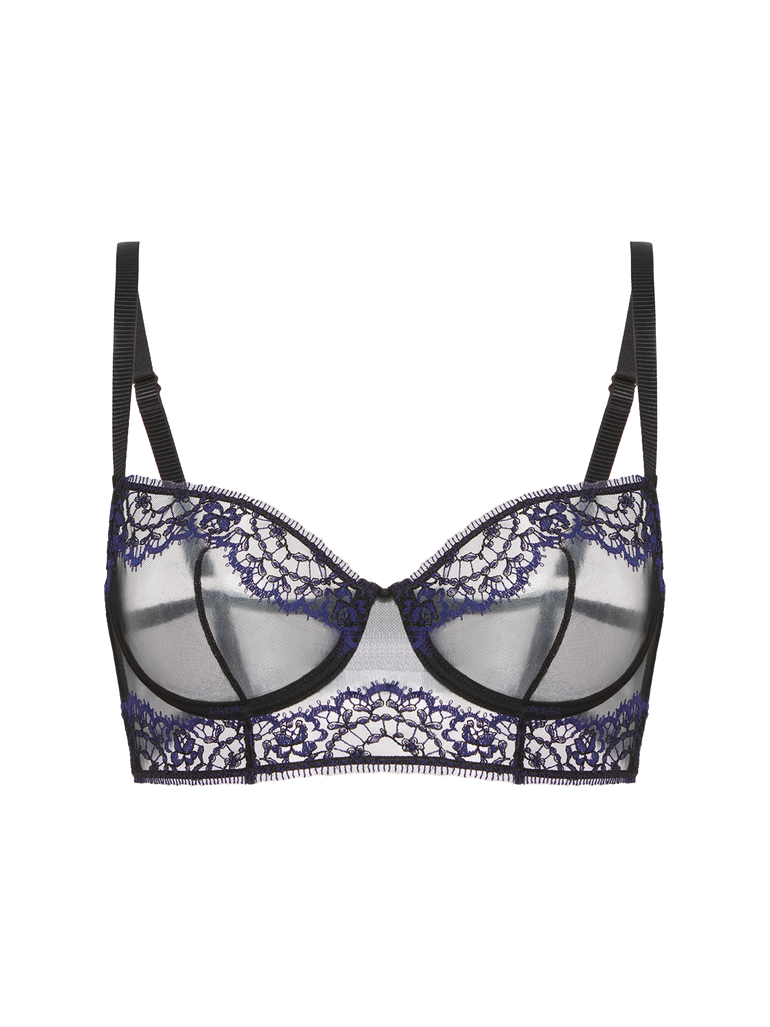 Half cup bra - Black