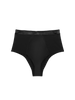 High-waist brief - Black