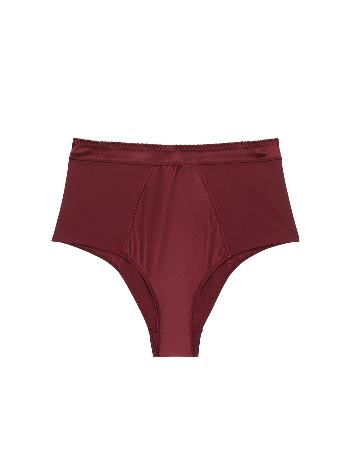 High-waist brief - Dark Red