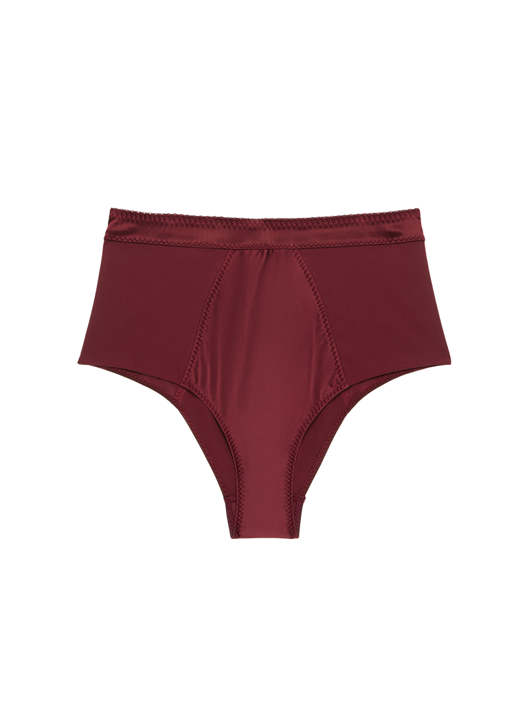 High-waist brief - Dark Red