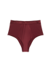 High-waist brief - Dark Red