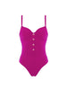 Underwired one-piece swimsuit - Hibiscus Pink